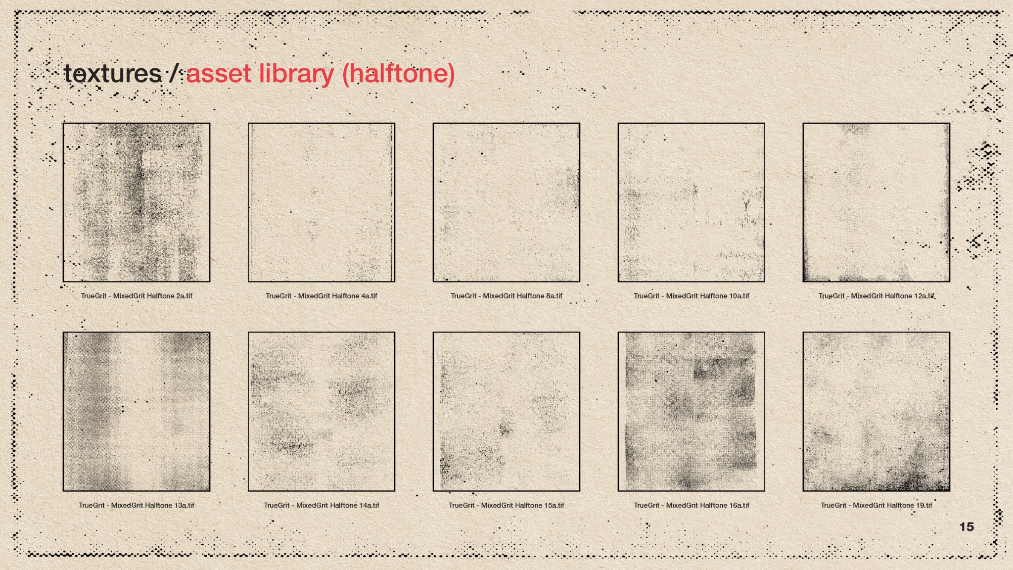 H Files style guide — iconography