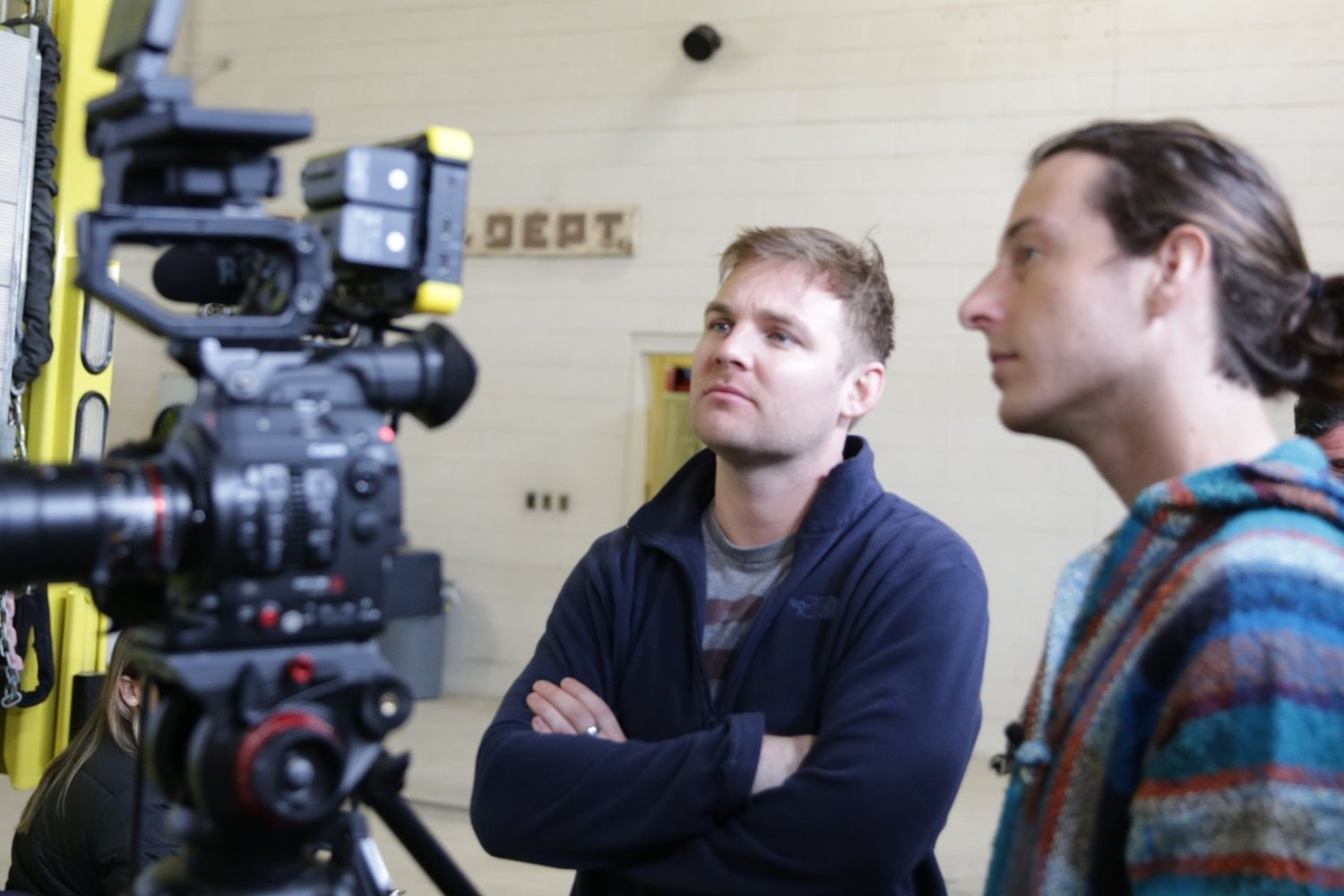 Scott Seibold directing on location at VCFD