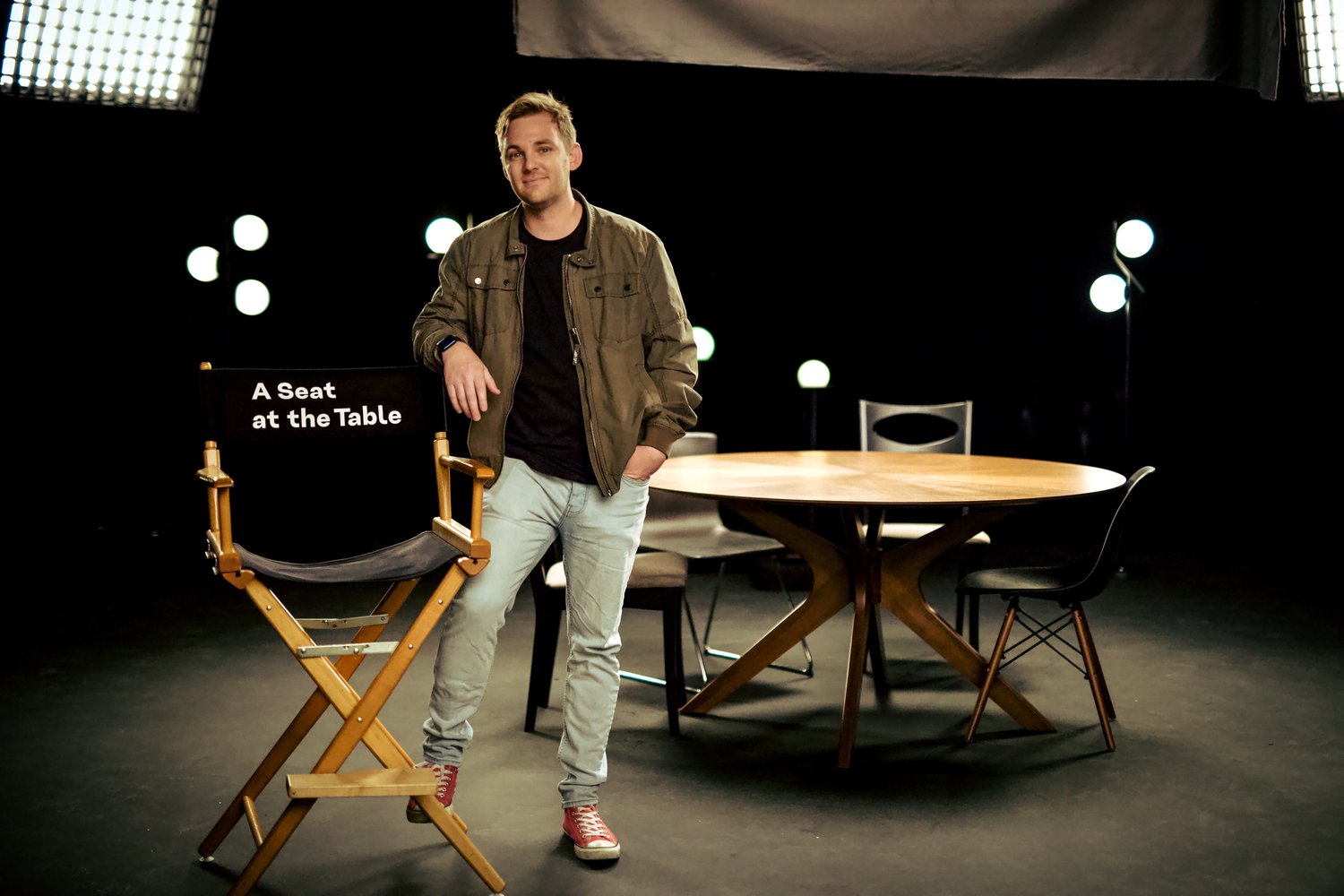 Scott Seibold on set