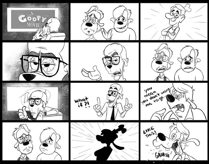 Not Just a Goof storyboard